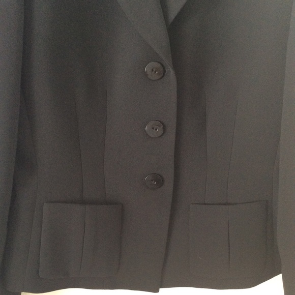 Tahari Blazer Jacket Black - Picture 6 of 6